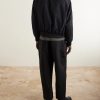 Tuck Cropped Tapered Pleated Cotton-Twill Trousers - BK Tuck Cropped Tapered Pleated Cotton-Twill Trousers - BK
