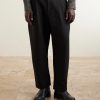 Tuck Cropped Tapered Pleated Cotton-Twill Trousers - FR Tuck Cropped Tapered Pleated Cotton-Twill Trousers - FR