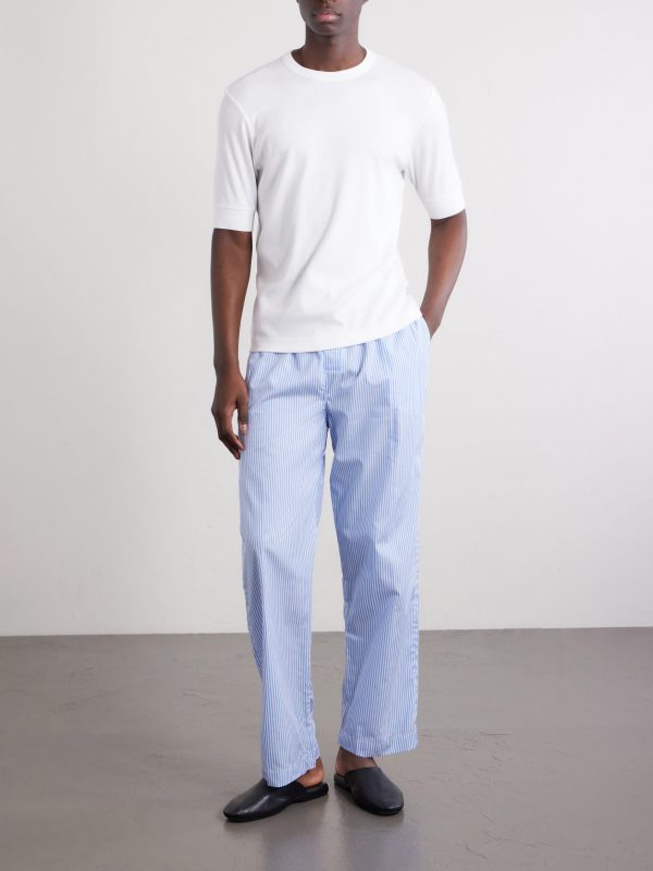 Ribbed Lyocell and Cotton-Blend T-Shirt - OU