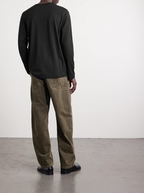 Lyocell and Pima Cotton-Blend Jersey T-Shirt - BK Lyocell and Pima Cotton-Blend Jersey T-Shirt - BK