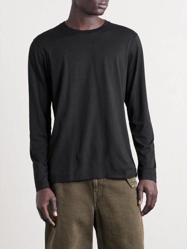 Lyocell and Pima Cotton-Blend Jersey T-Shirt - FR Lyocell and Pima Cotton-Blend Jersey T-Shirt - FR