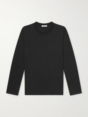 Lyocell and Pima Cotton-Blend Jersey T-Shirt Lyocell and Pima Cotton-Blend Jersey T-Shirt