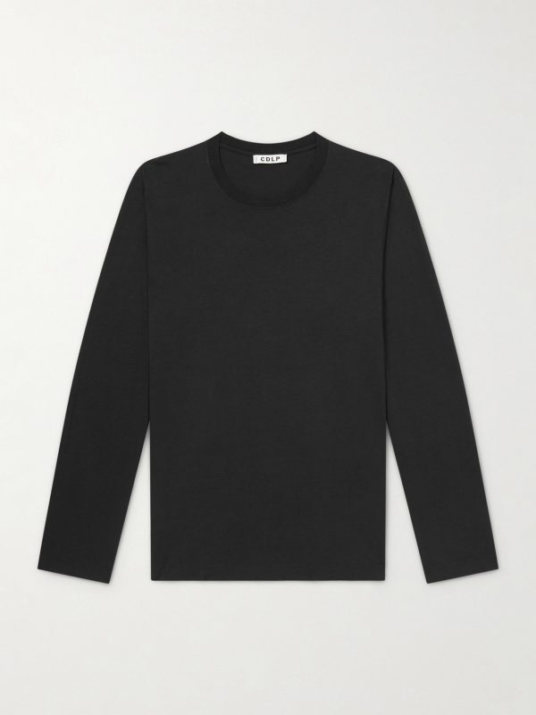 Lyocell and Pima Cotton-Blend Jersey T-Shirt Lyocell and Pima Cotton-Blend Jersey T-Shirt