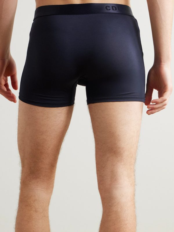 Three-Pack Stretch-Lyocell Boxer Briefs - BK Three-Pack Stretch-Lyocell Boxer Briefs - BK