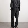 Straight-Leg Lyocell Pyjama Trousers - BK Straight-Leg Lyocell Pyjama Trousers - BK