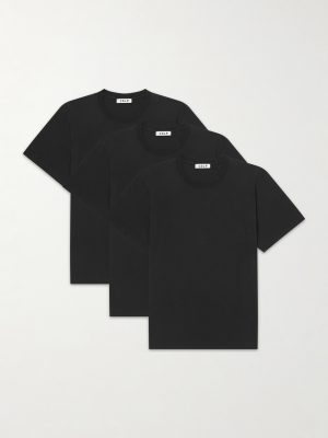 Three-Pack Lyocell and Pima Cotton-Blend Jersey T-Shirts Three-Pack Lyocell and Pima Cotton-Blend Jersey T-Shirts