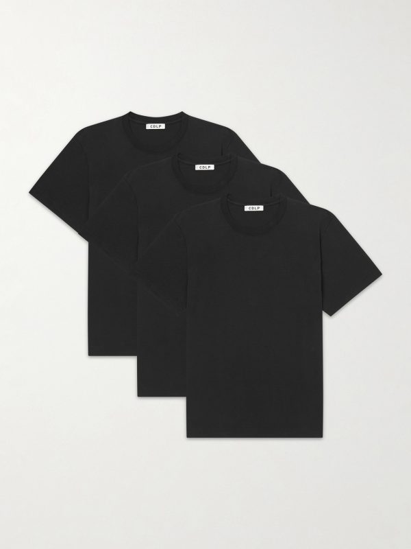 Three-Pack Lyocell and Pima Cotton-Blend Jersey T-Shirts