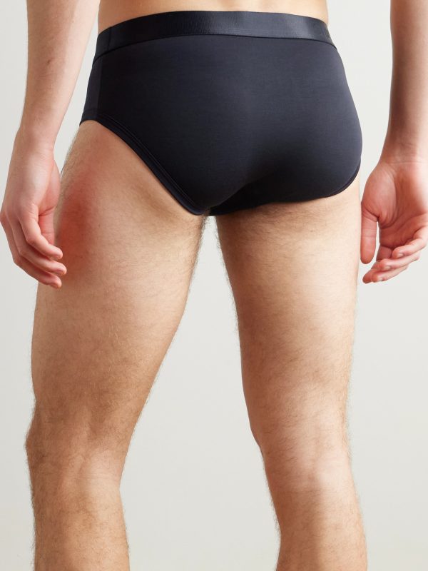 Three-Pack Stretch-Lyocell Briefs - BK