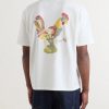 Cockerel Printed Cotton-Jersey T-Shirt - BK Cockerel Printed Cotton-Jersey T-Shirt - BK