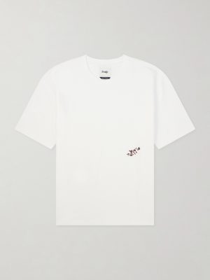 Blackthorn Embroidered Cotton-Jersey T-Shirt