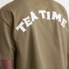 Tea Time Embroidered Cotton-Jersey T-Shirt - CU