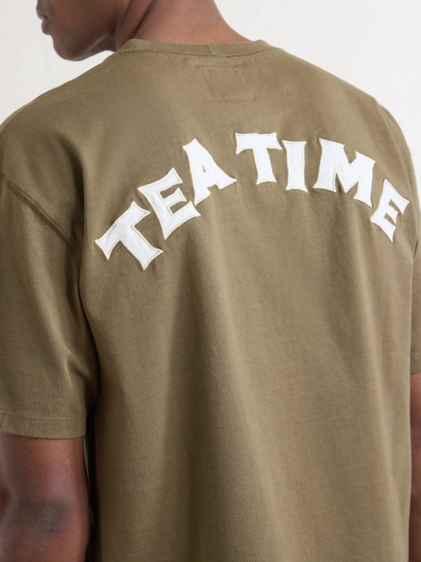 Tea Time Embroidered Cotton-Jersey T-Shirt - CU