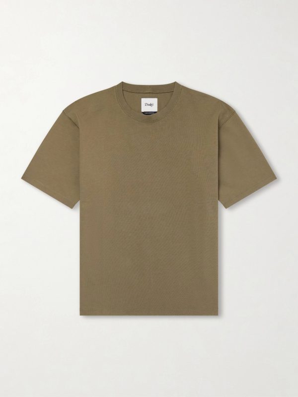 Tea Time Embroidered Cotton-Jersey T-Shirt