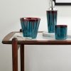 Prism Glass and Silver-Tone Ice Bucket - OU Prism Glass and Silver-Tone Ice Bucket - OU