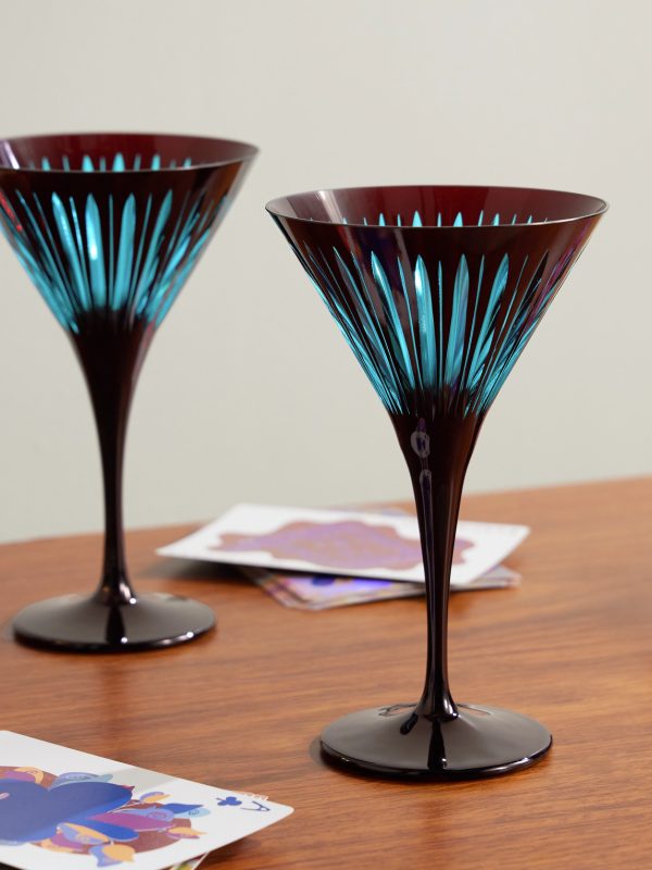 Prism Set of Four Martini Glasses - CU