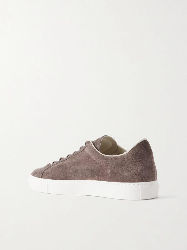 Retro Classic Waxed-Suede Sneakers - BK Retro Classic Waxed-Suede Sneakers - BK