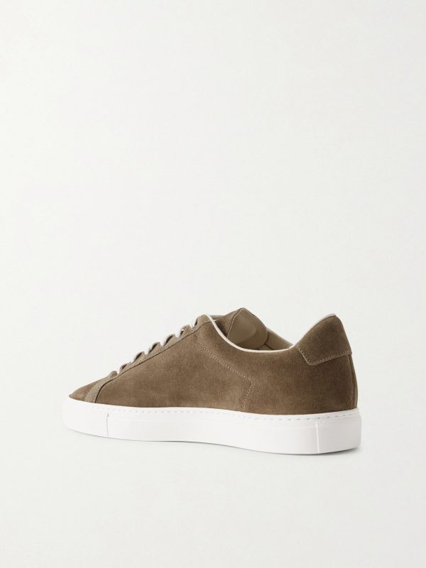 Retro Classic Waxed-Suede Sneakers - BK