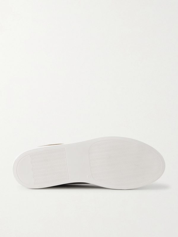 Retro Classic Waxed-Suede Sneakers - E1
