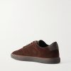Field Trainer Waxed-Suede Sneakers - BK Field Trainer Waxed-Suede Sneakers - BK