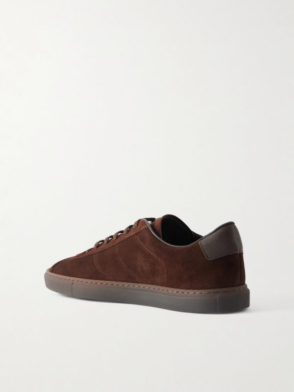Field Trainer Waxed-Suede Sneakers - BK Field Trainer Waxed-Suede Sneakers - BK