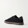 Field Trainer Waxed-Suede Sneakers - BK Field Trainer Waxed-Suede Sneakers - BK