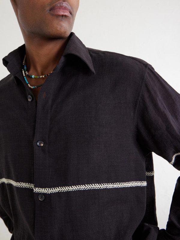 Rabari Embroidered Cotton Shirt - CU Rabari Embroidered Cotton Shirt - CU