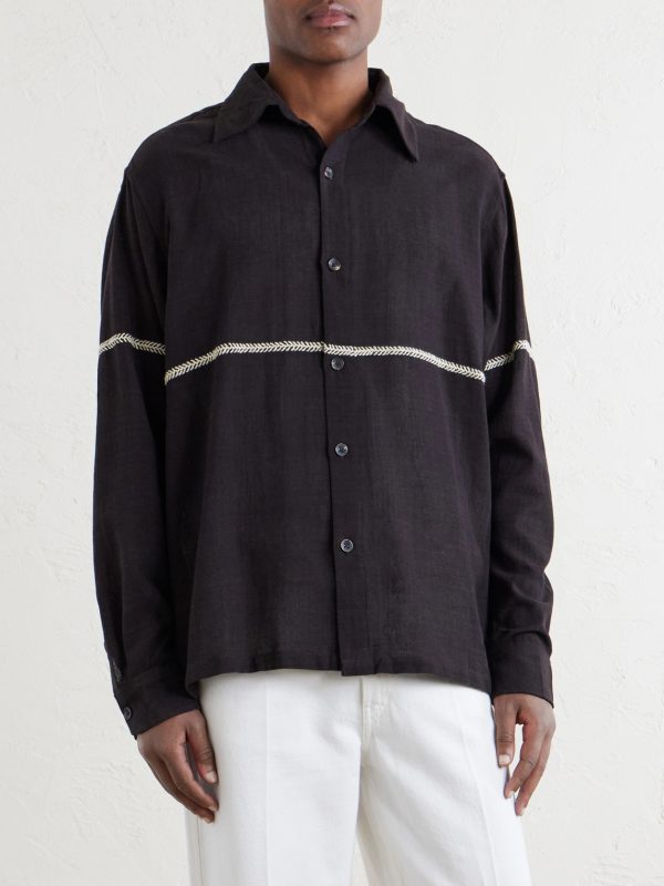Rabari Embroidered Cotton Shirt - FR Rabari Embroidered Cotton Shirt - FR