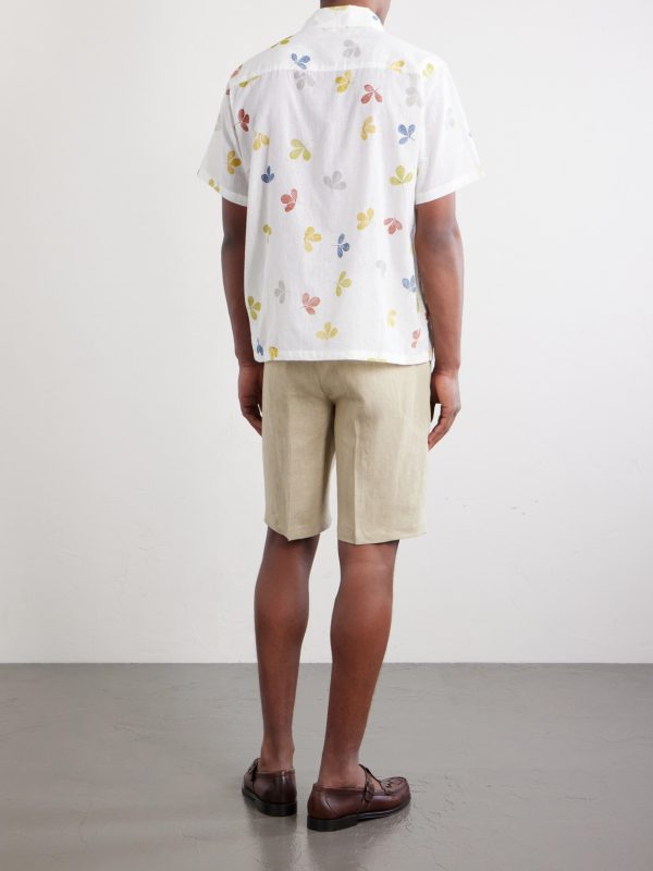 Printed Cotton-Voile Shirt - BK Printed Cotton-Voile Shirt - BK