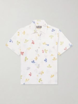 Printed Cotton-Voile Shirt