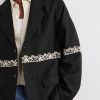 Embroidered Wool Blazer - CU