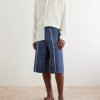 Rabari Straight-Leg Embroidered Silk Shorts - OU Rabari Straight-Leg Embroidered Silk Shorts - OU