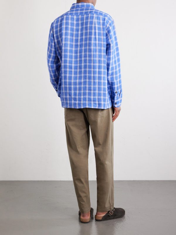 Pataudi Checked Linen Shirt - BK