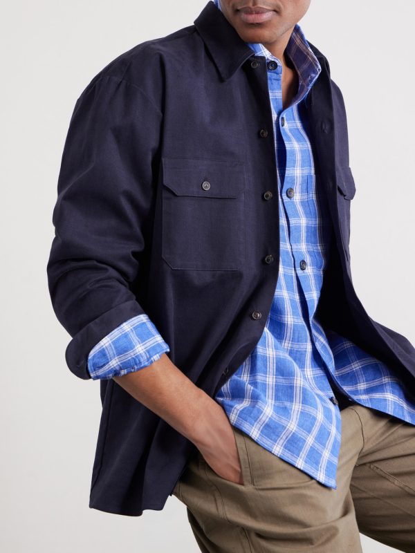Pataudi Checked Linen Shirt - CU