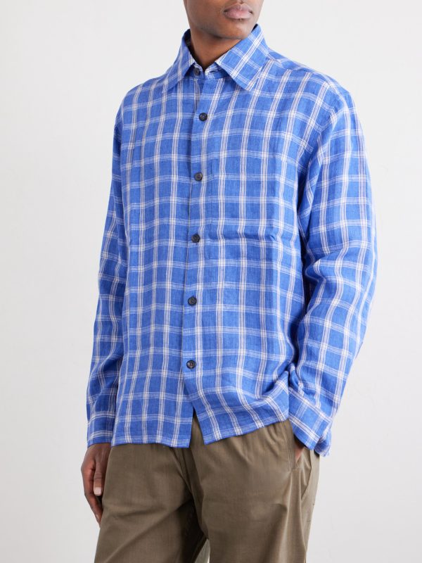 Pataudi Checked Linen Shirt - FR