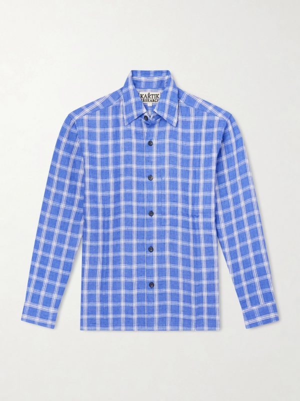 Pataudi Checked Linen Shirt