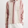 Striped Linen-Gauze Shirt - FR Striped Linen-Gauze Shirt - FR
