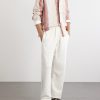 Striped Linen-Gauze Shirt - OU Striped Linen-Gauze Shirt - OU