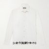 Camp-Collar Embroidered Cotton Shirt Camp-Collar Embroidered Cotton Shirt