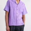 Camp-Collar Embellished Cotton Shirt - FR Camp-Collar Embellished Cotton Shirt - FR