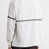 Rabari Embroidered Pinstriped Shirt - BK