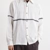 Rabari Embroidered Pinstriped Shirt - FR