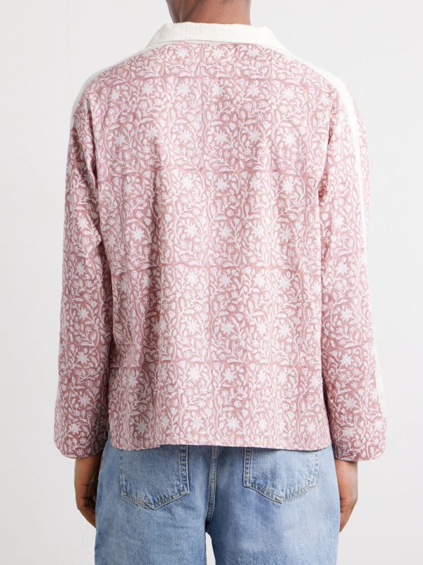 Bhutia Floral-Print Cotton and Silk-Blend Shirt - BK Bhutia Floral-Print Cotton and Silk-Blend Shirt - BK