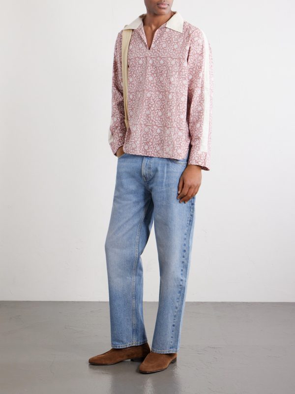 Bhutia Floral-Print Cotton and Silk-Blend Shirt - OU Bhutia Floral-Print Cotton and Silk-Blend Shirt - OU