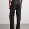 Straight-Leg Embroidered Cotton-Twill Trousers - BK Straight-Leg Embroidered Cotton-Twill Trousers - BK