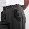 Straight-Leg Embroidered Cotton-Twill Trousers - CU Straight-Leg Embroidered Cotton-Twill Trousers - CU