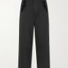 Straight-Leg Embroidered Cotton-Twill Trousers Straight-Leg Embroidered Cotton-Twill Trousers