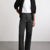 Straight-Leg Embroidered Cotton-Twill Trousers - OU Straight-Leg Embroidered Cotton-Twill Trousers - OU