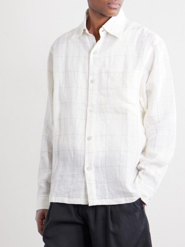 Pataudi Checked Linen Shirt - FR Pataudi Checked Linen Shirt - FR