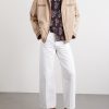 Camp-Collar Floral-Print Silk Shirt - OU Camp-Collar Floral-Print Silk Shirt - OU