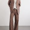 Linen and Wool-Blend Suit Jacket - OU Linen and Wool-Blend Suit Jacket - OU